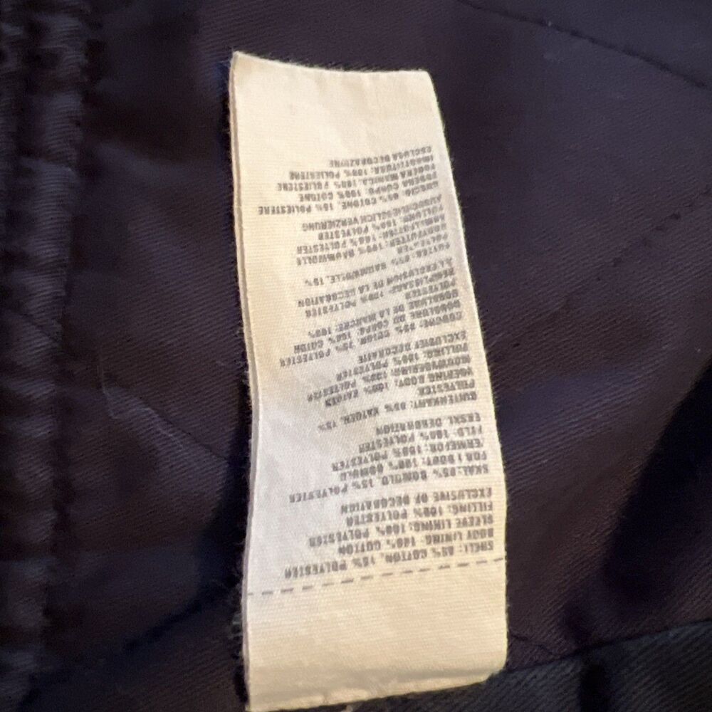 Abercrombie and Fitch VINTAGE Mens Grindstone Creek Jacket Navy Large L Blue - Picture 5 of 14